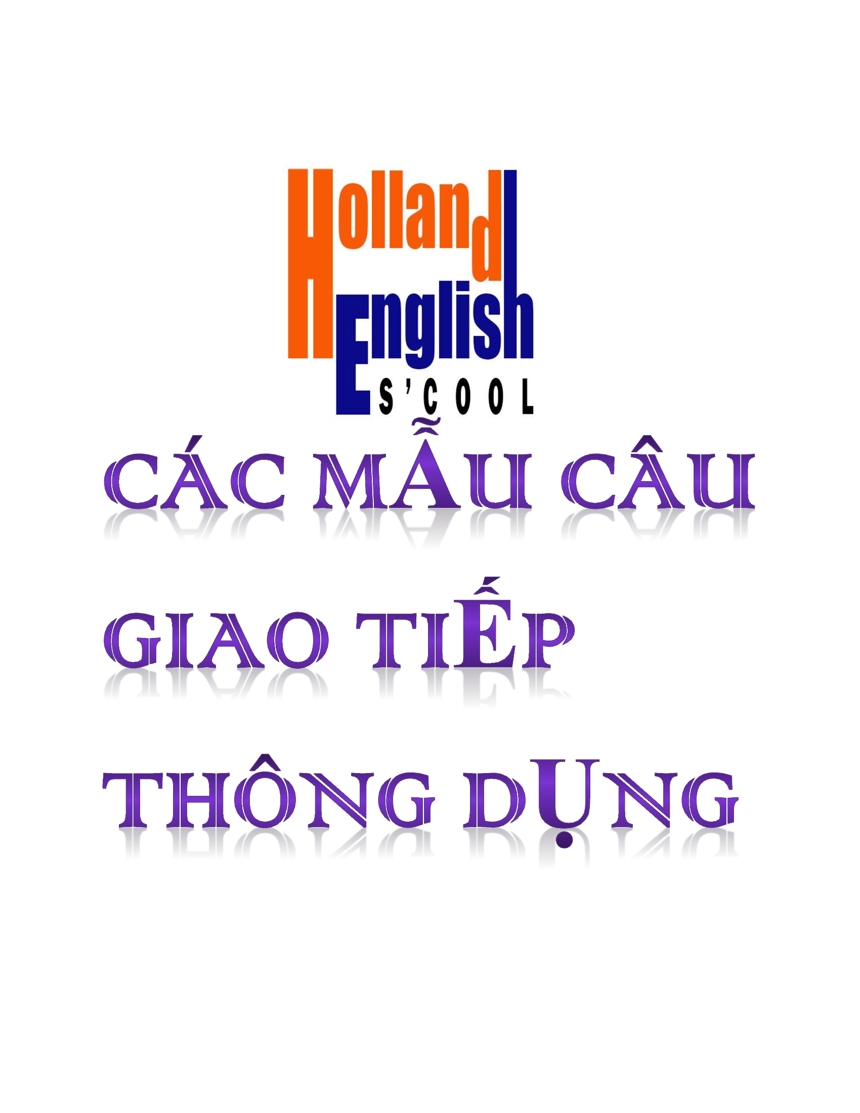 Các mẫu câu giao tiếp thông dụng (4)