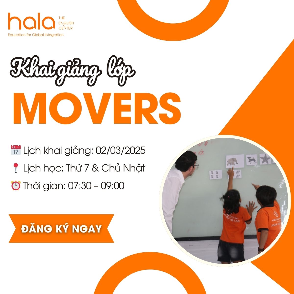 KHAI GIẢNG LỚP MOVERS TẠI ANH NGỮ HÀ LAN – ĐĂNG KÝ NGAY!
