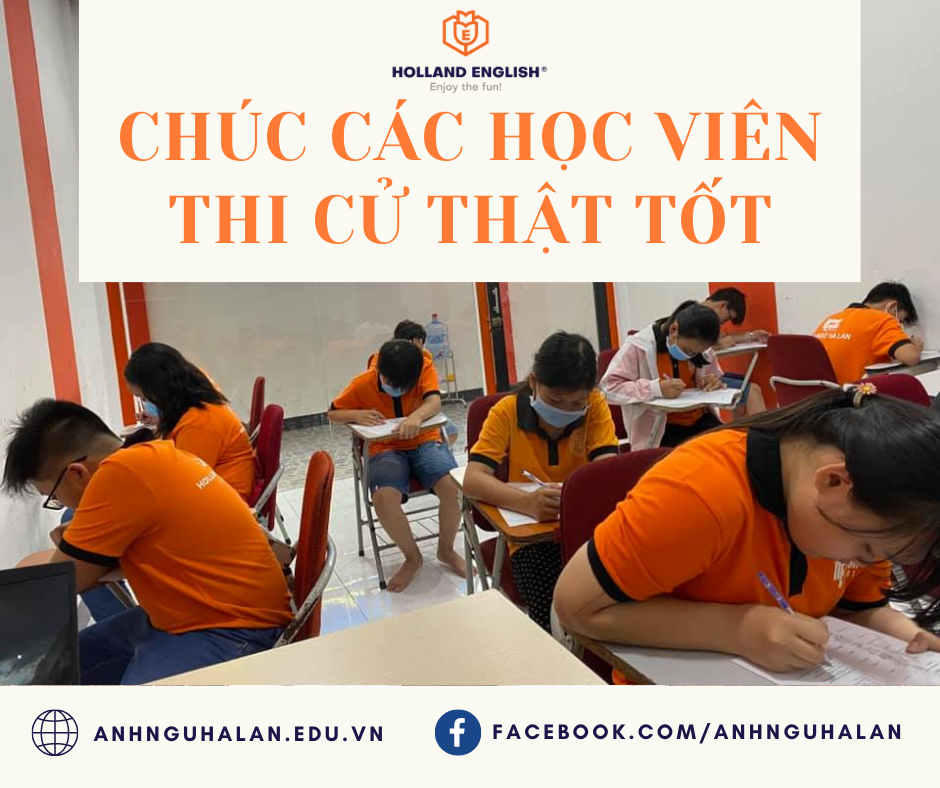 Chúc các học viên thi cử thật tốt