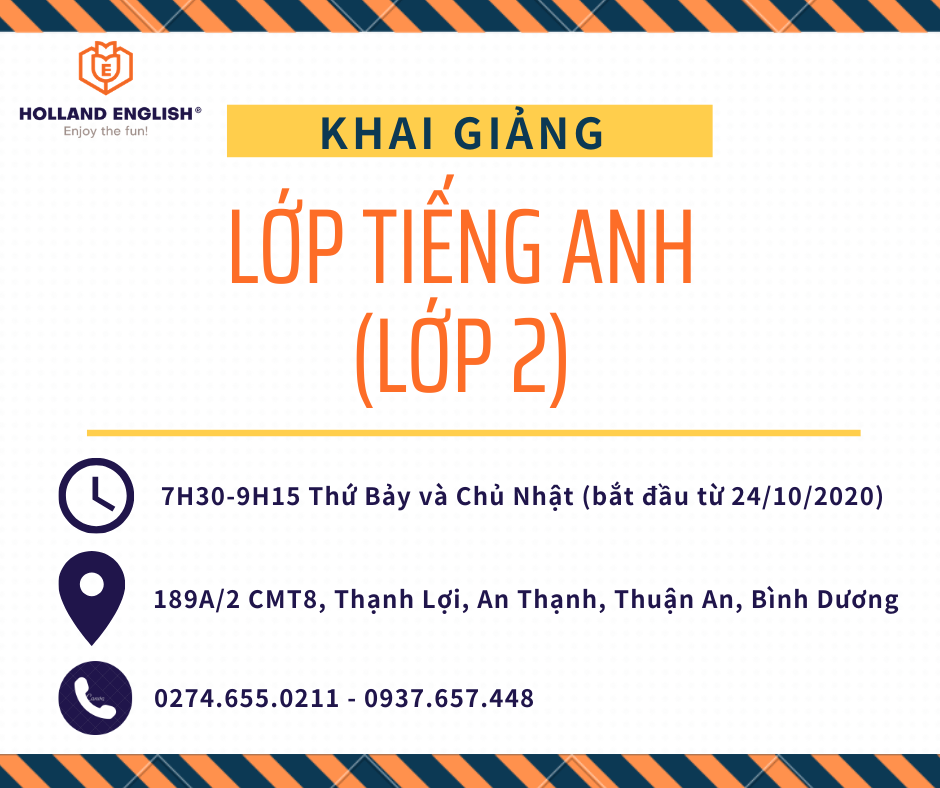 Khai giảng Khóa Tiếng Anh Lớp 2