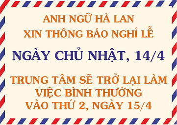 THÔNG BÁO NGHỈ LỄ GIỖ TỔ HÙNG VƯƠNG