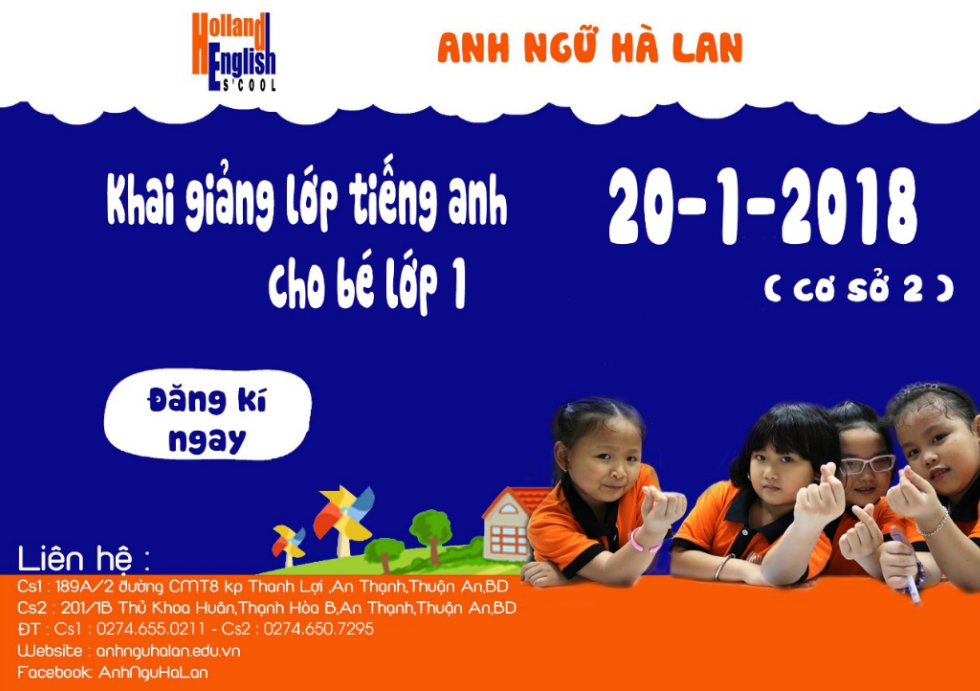 Khai giảng lớp tiếng Anh cho bé lớp 1