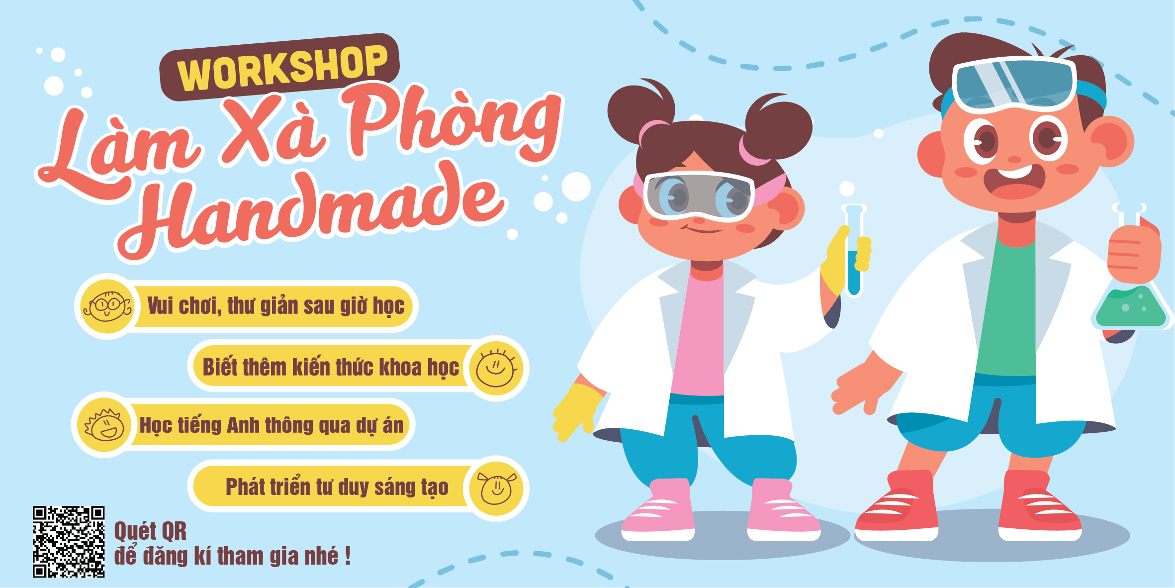 WORKSHOP MIỄN PHÍ CÙNG ANH NGỮ HÀ LAN LÀM XÀ BÔNG HANDMADE GIÚP BÉ CÓ NHỮNG TRẢI NGHIỆM THẬT ĐÁNG NHỚ!!