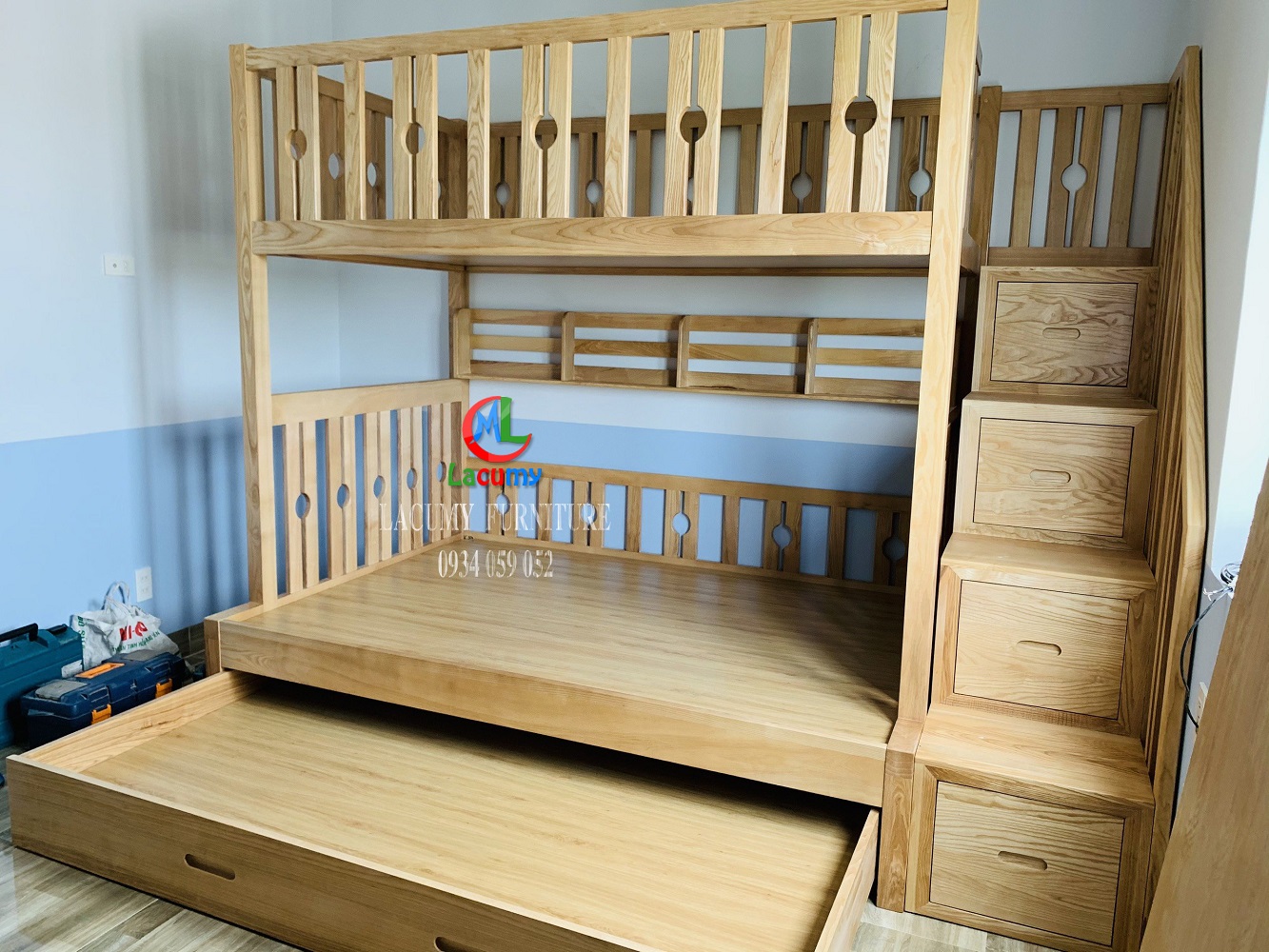 GIƯỜNG TẦNG GỖ TẦN BÌ (ASH) CHẤT LƯỢNG CAO TẠI BIÊN HÒA, TP.HCM, BÌNH DƯƠNG