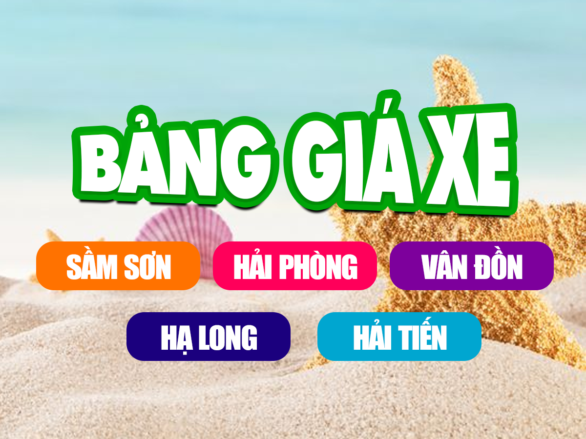 Bảng giá thuê xe 16 - 29 chỗ từ Hà Nội đi các biển 2025