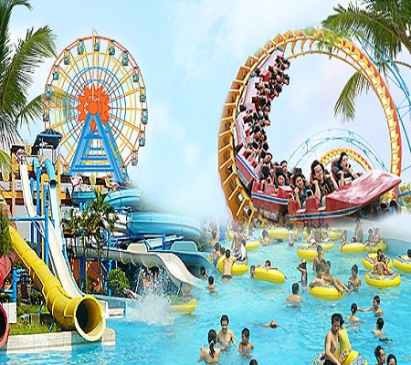 tour du lịch công viên nước hồ tây, công viên mặt trời mới 1 ngày