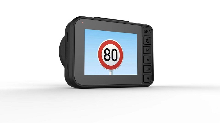 Cam hành trình CARCAM W8S đọc biển báo tốc độ 4K WIFI GPS
