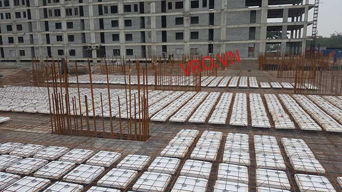 hình ảnh sàn phẳng vượt nhịp lớn công trình CT1 eco cát tường 