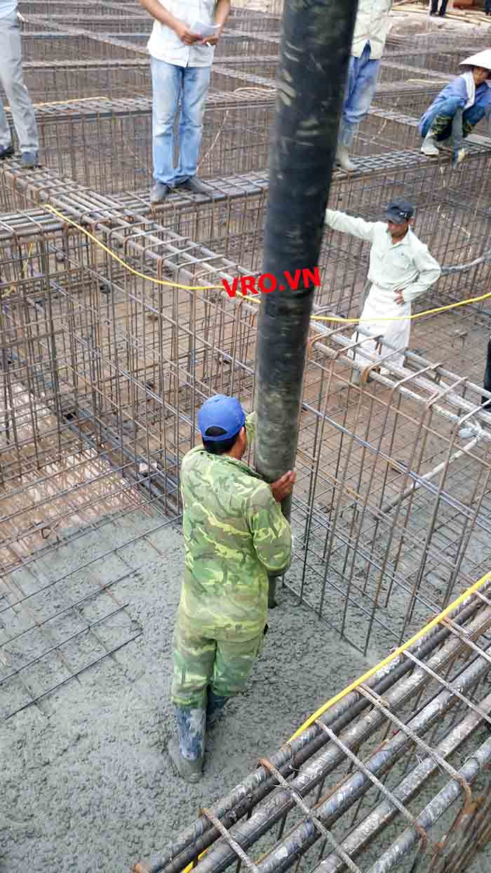 móng chống lún, móng bè 3D Panel VRO công trình KS Vị Hoang Nam Định 8