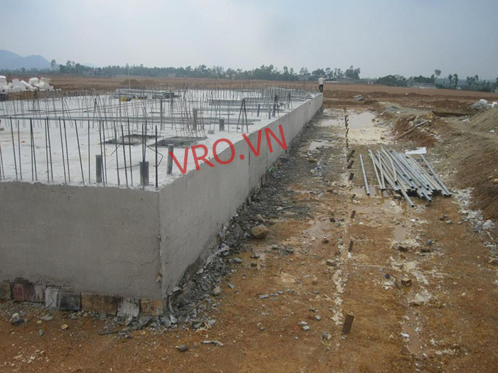 hình ảnh làm móng cho nền đất yếu