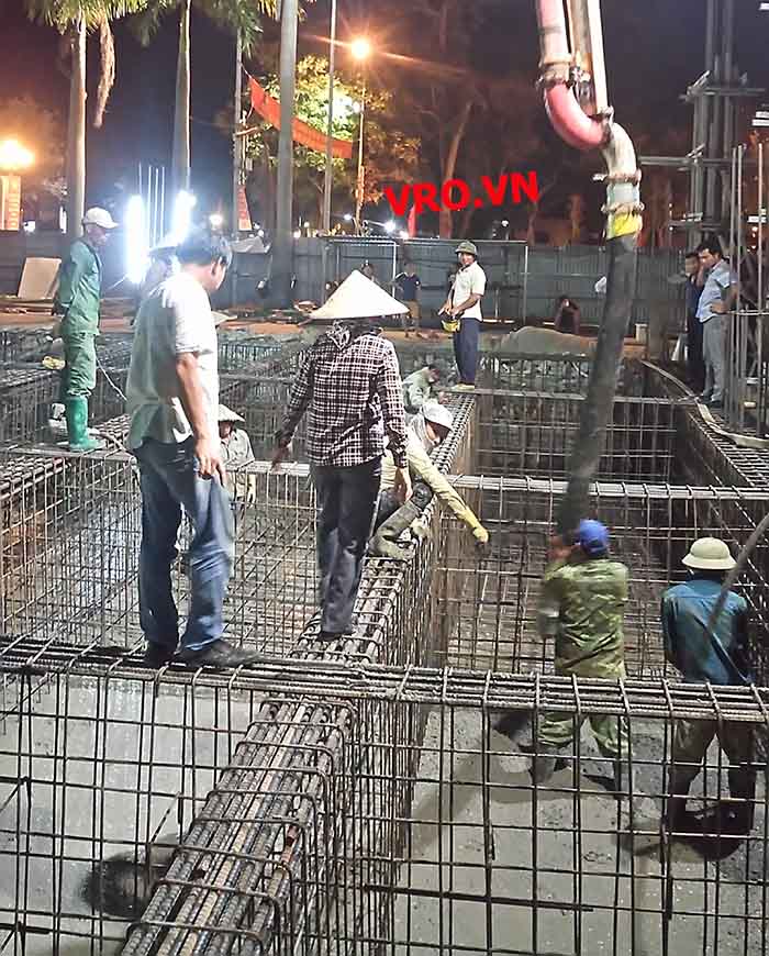 móng trên nền đất yếu công trình KS Vị Hoàng Nam định 5
