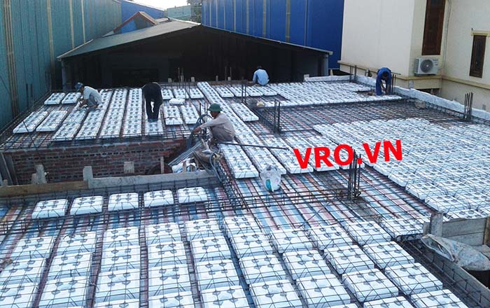 sàn phẳng không dầm vượt nhịp lớn 3D Panel VRO