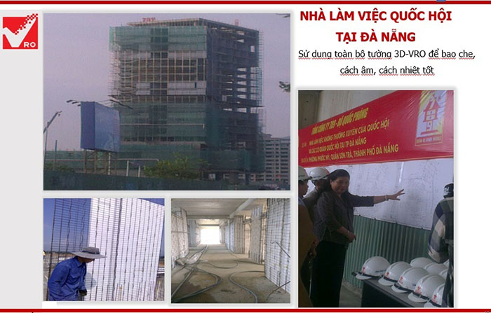 hình ảnh thi công tường 3d panel, tường phẳng cách âm, cách nhiệt