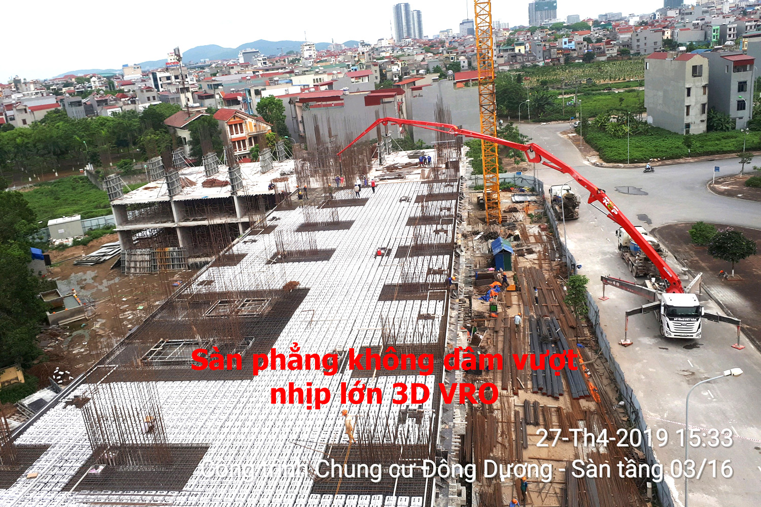 Công ty Xây dựng VRO chuyên thiết kế và thi công xây dựng sàn phẳng, sàn phẳng vượt nhịp lớn