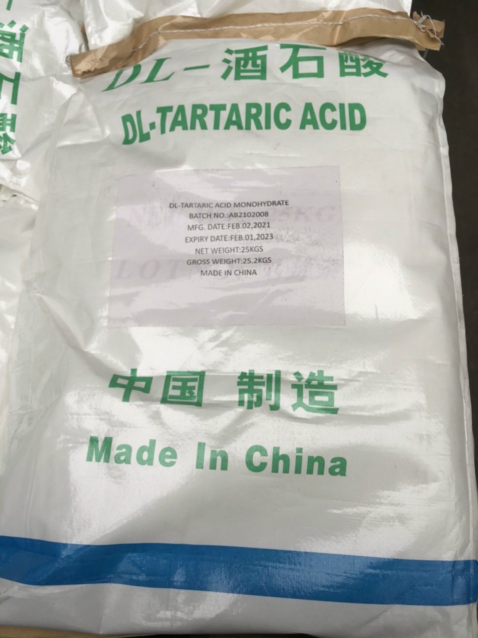 Acid Tartaric Mono