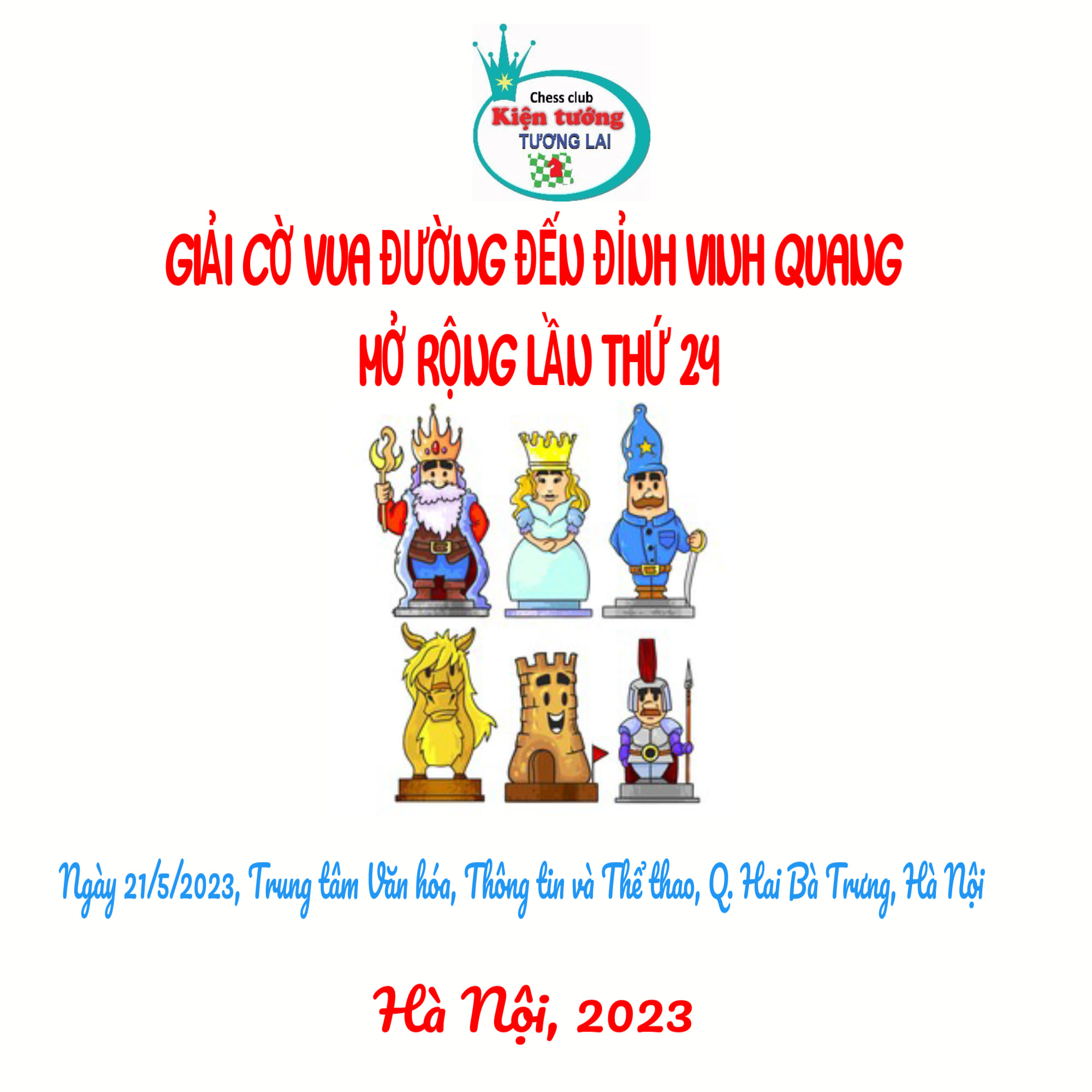 ĐIỀU LỆ GIẢI CỜ VUA NHANH ĐƯỜNG ĐẾN ĐỈNH VINH QUANG MỞ RỘNG LẦN THỨ 24 (TÍNH ELO QUỐC TẾ)