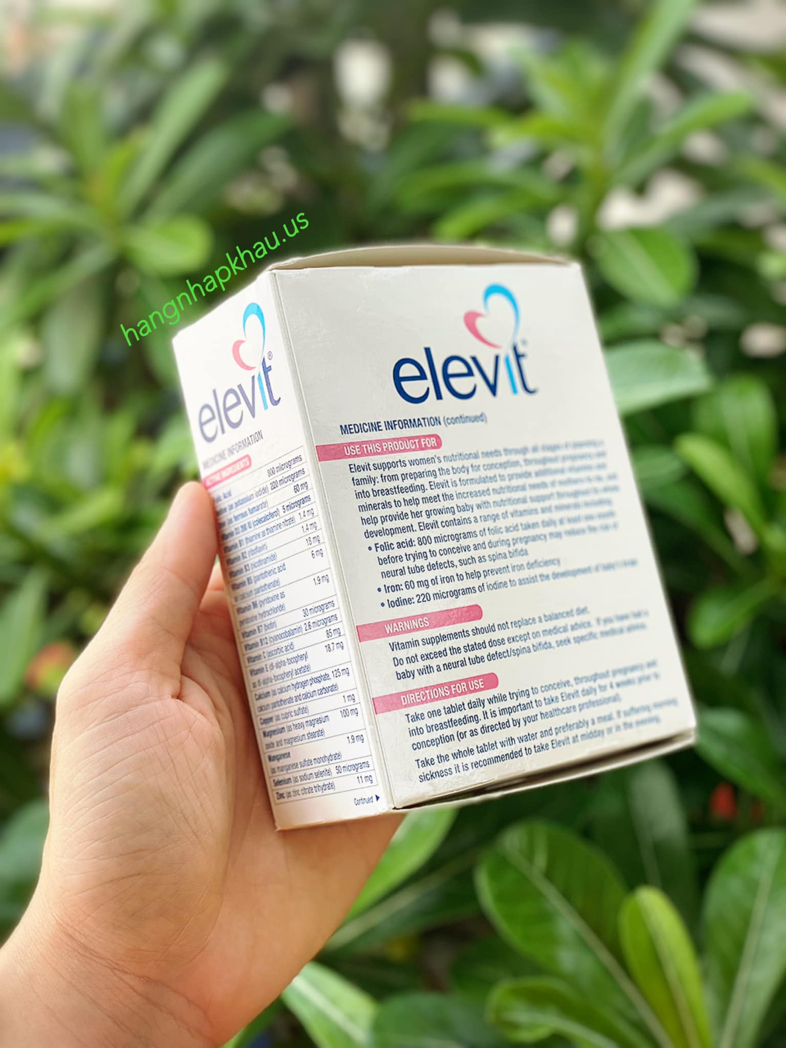 Elevit Folate Elevit Pre-Conception & Pregnancy mẫu mới (100 viên) - MADE IN AUSTRALIA.