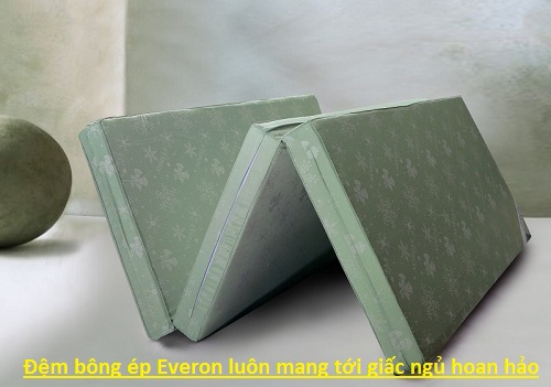 Đệm bông ép Everon - Lựa chọn mang lại giấc ngủ tuyệt vời nhất