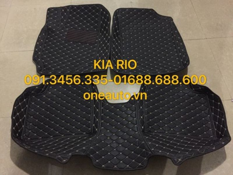 thảm lót sàn ô tô kia rio