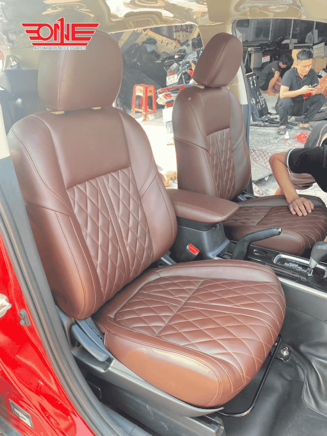 Bọc ghế da xe Mitsubishi Outlander tại Biên Hòa