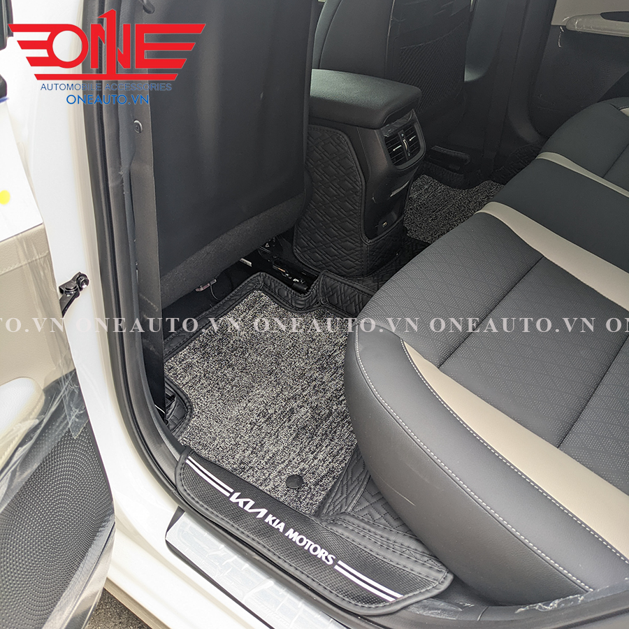 Thảm lót sàn ô tô 8D xe KIA Cerato 2019 Full viền cửa