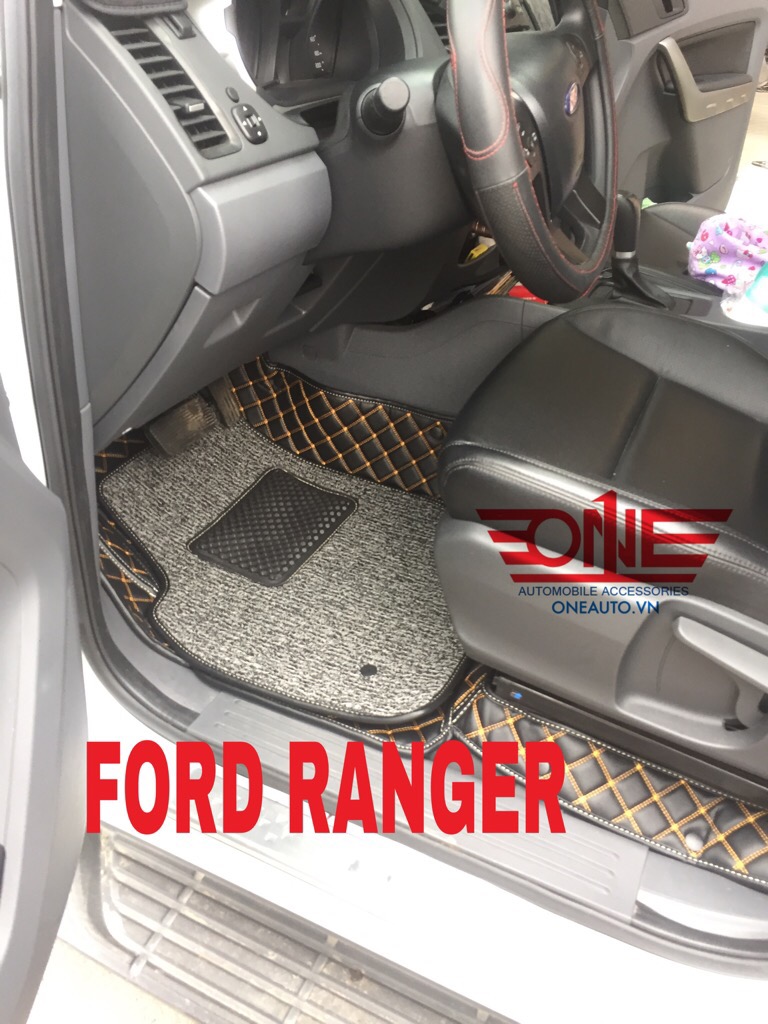 Thảm Lót Sàn Da Cao Cấp Ford Ranger