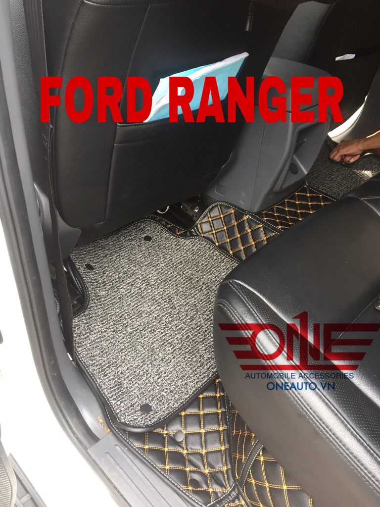 Thảm Lót Sàn Da Cao Cấp Ford Ranger