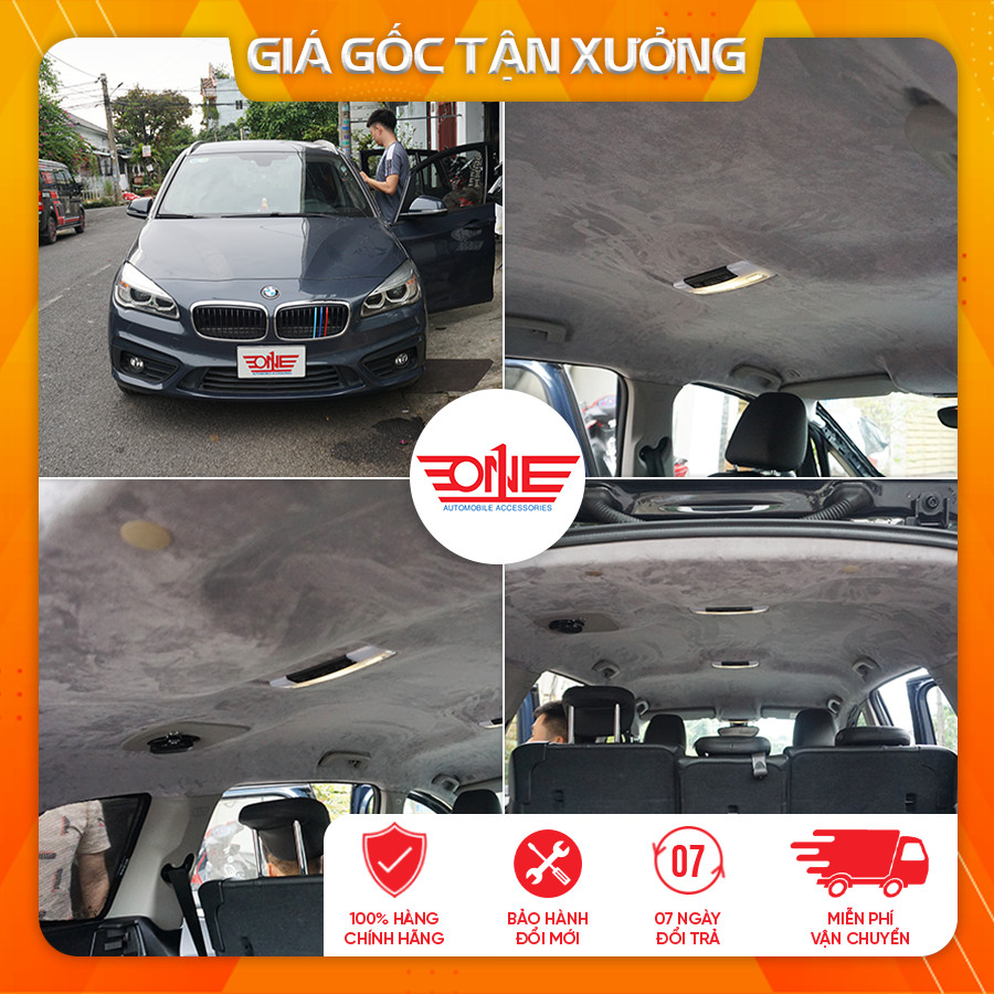 Bọc trần da lộn xe BMW 218i