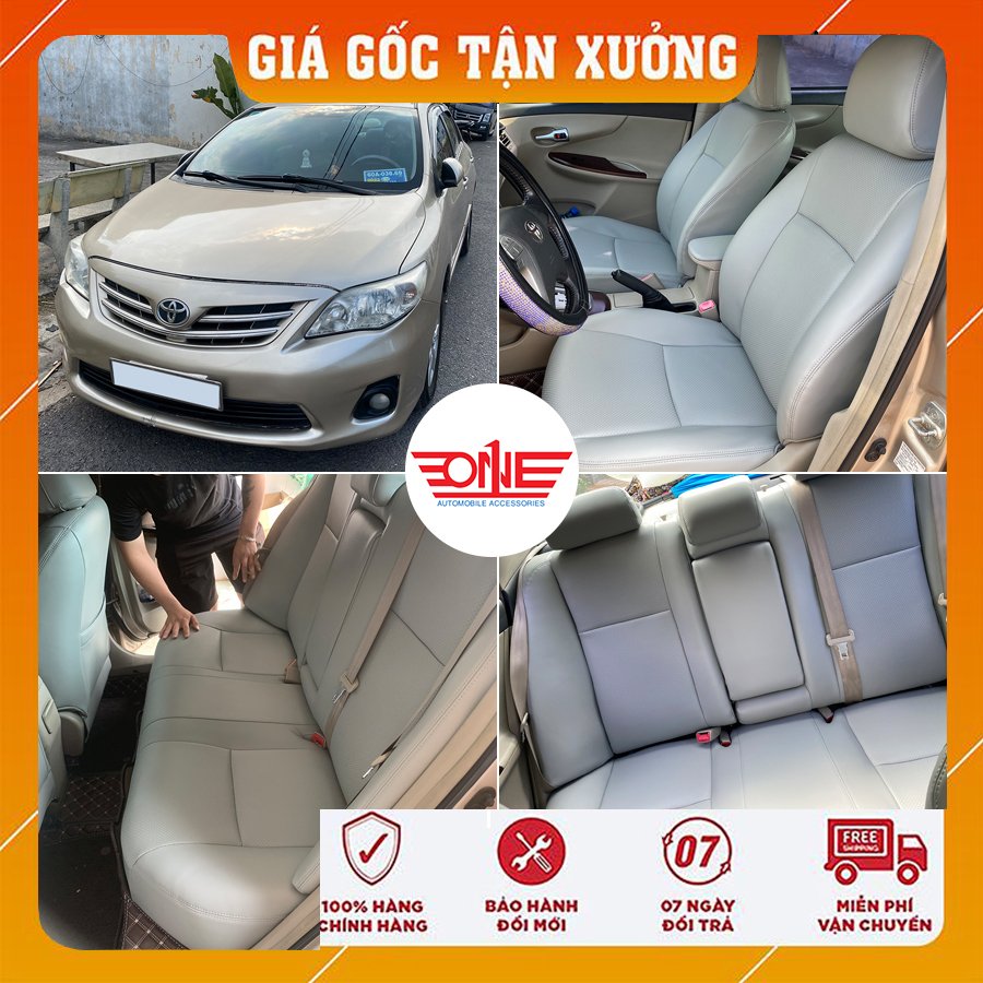 Bọc ghế da ô tô Toyota Altis 2007