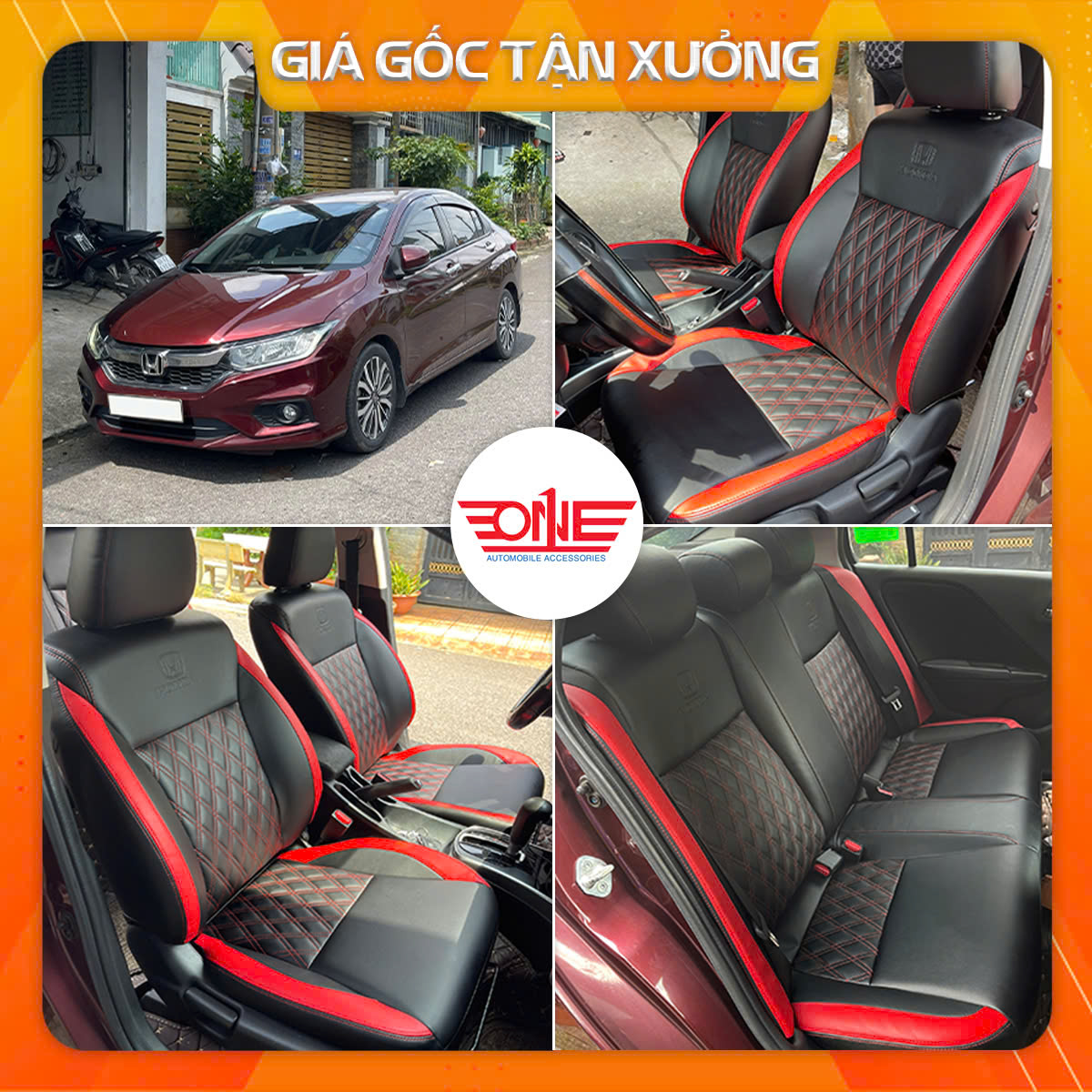 Bọc ghế da ô tô Honda City 2018 tại Biên Hoà