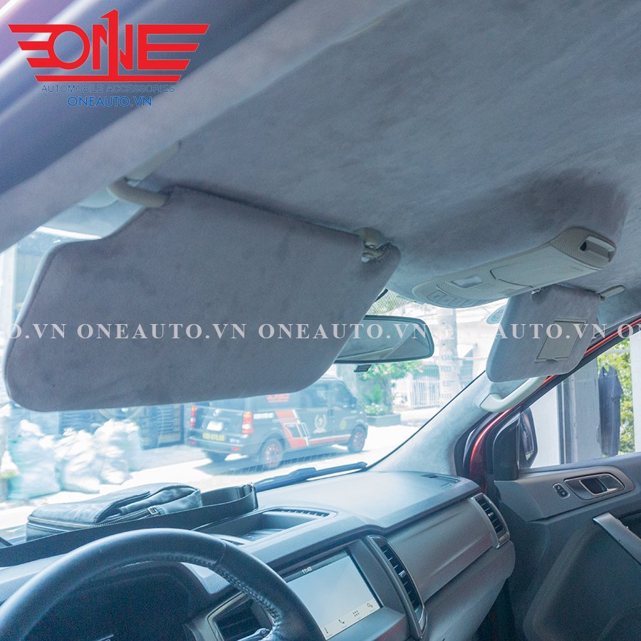 Bọc trần da lộn xe Ford Everest