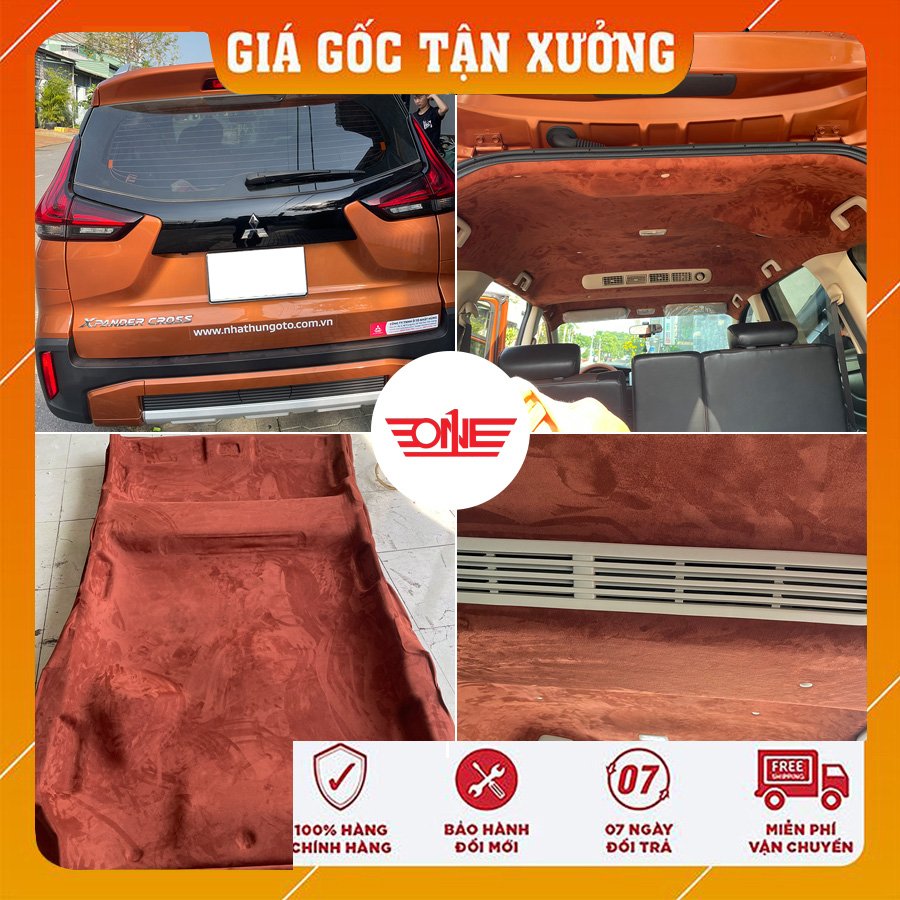 Bọc trần da lộn cho xe Mitsubishi Xpander