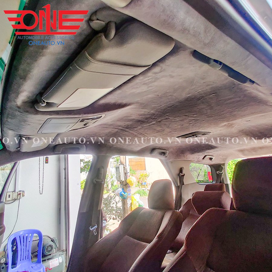 Bọc trần da lộn ô tô xe Toyota Fortuner