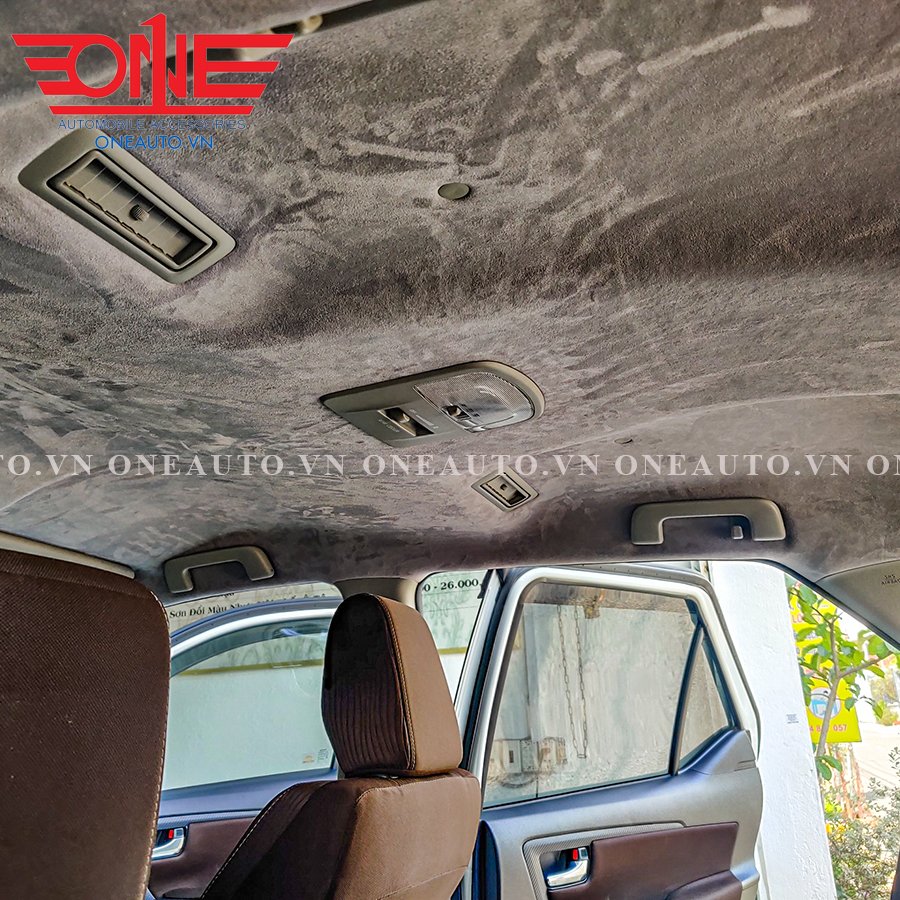 Bọc trần da lộn ô tô xe Toyota Fortuner