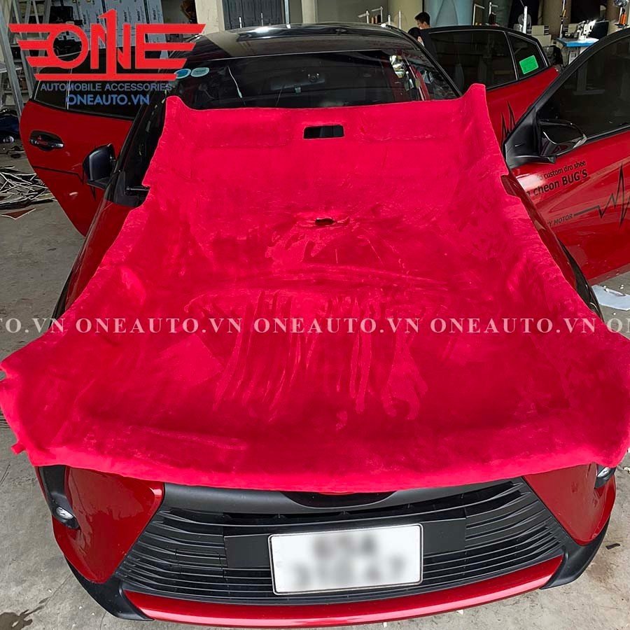 Bọc trần da lộn xe Toyota Vios