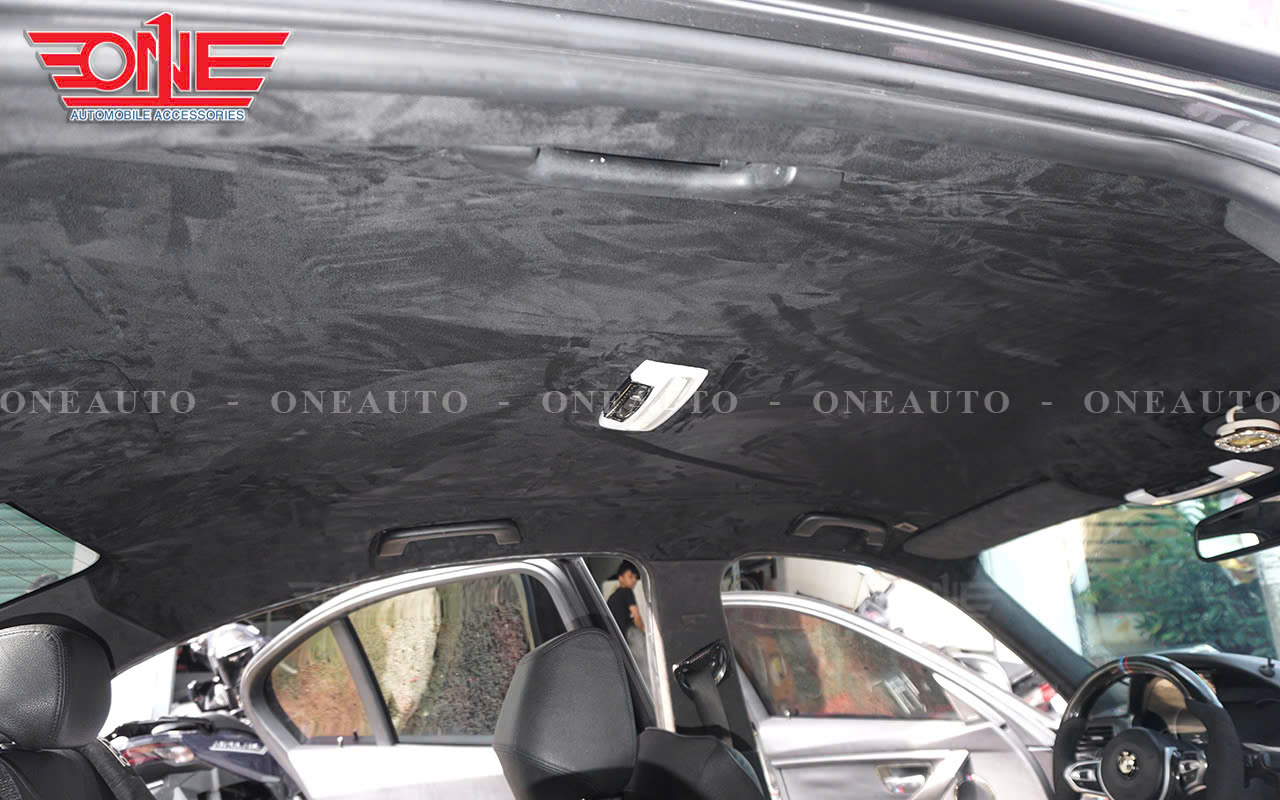 Bọc trần da lộn xe ô tô BMW tại Biên Hòa