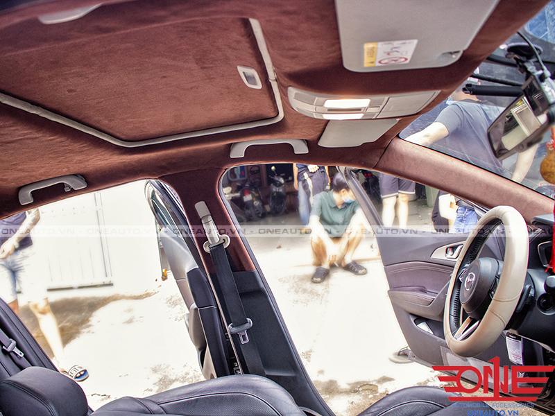 Bọc Trần Da Lộn Xe Mazda 3 2019