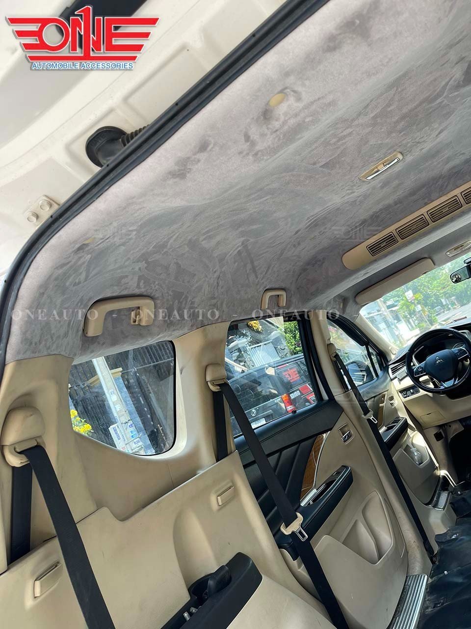 Bọc trần da lộn cho xe Mitsubishi Xpander
