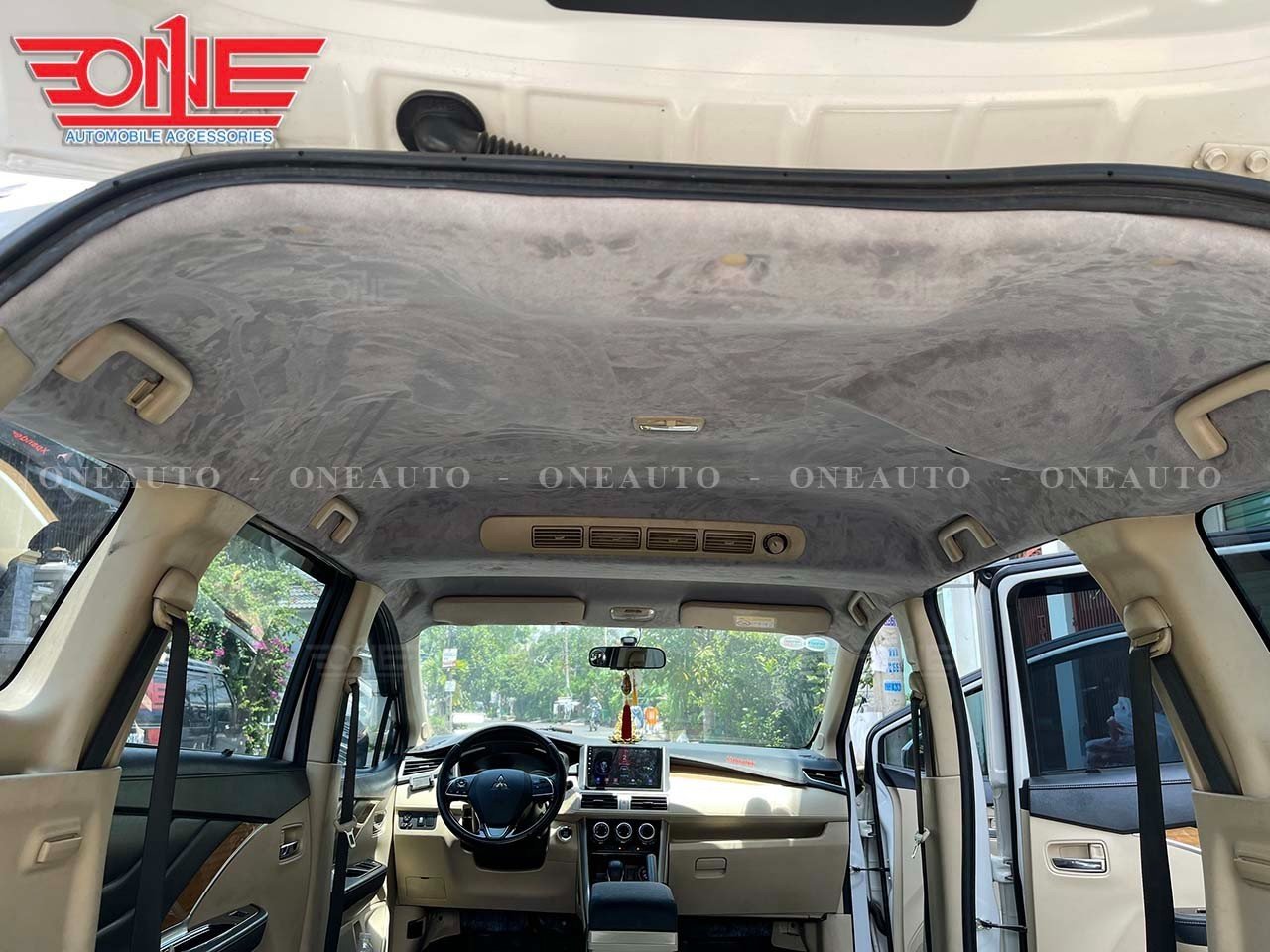 Bọc trần da lộn cho xe Mitsubishi Xpander