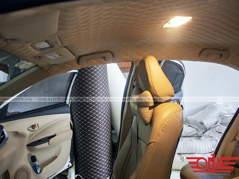 Bọc Trần Da 5D Xe Toyota Vios 2018