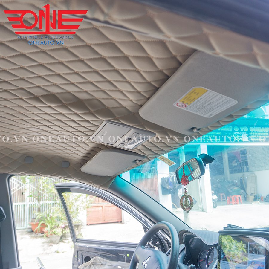 Bọc trần da 5D xe ô tô Pajero Sport 2016
