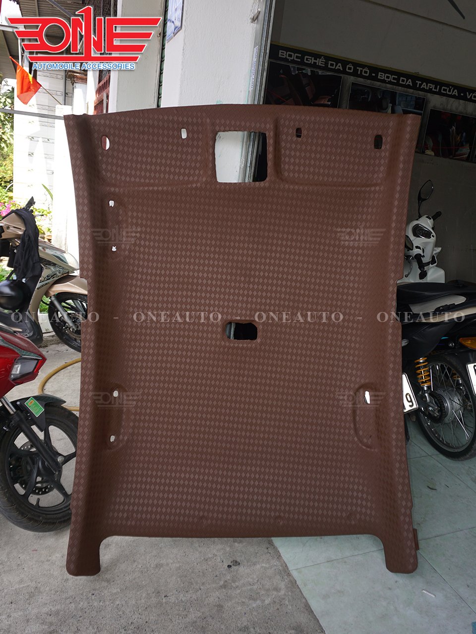 Bọc Trần ô tô Hyundai Accent 2020 chất liệu da ép họa tiết mới nhất 2024