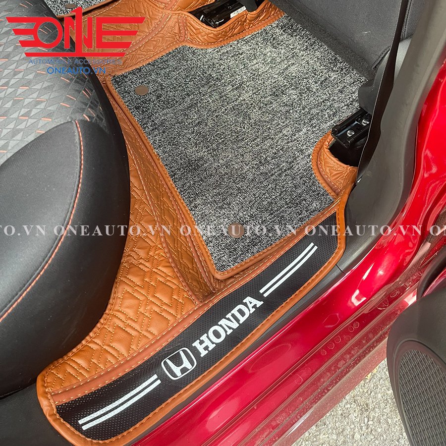 Thảm lót sàn ô tô 8D Honda Brio Phủ Viền Cửa