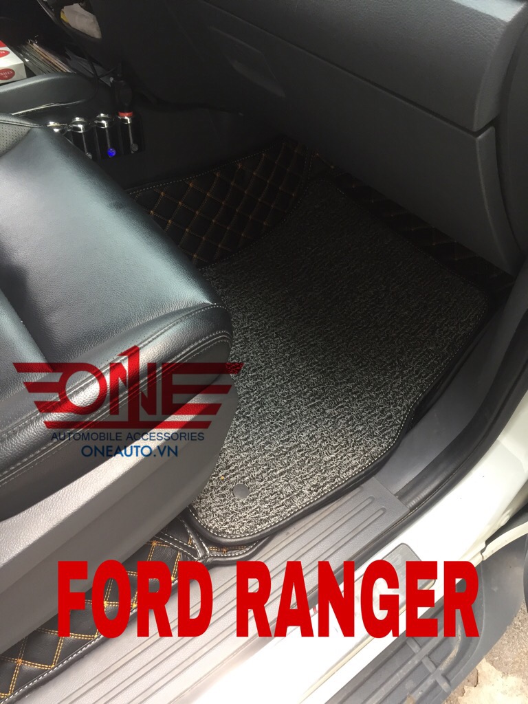 Thảm Lót Sàn Da Cao Cấp Ford Ranger