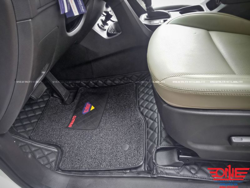 Thảm Lót Sàn ô tô 5D 6D Cao Cấp xe Hyundai Santafe 2013-2017