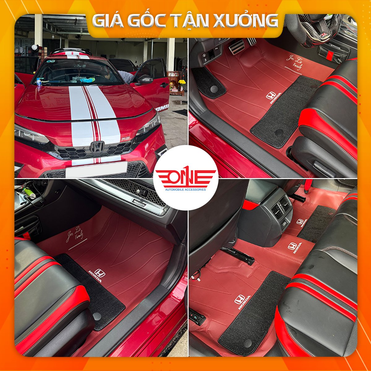 Thảm lót sàn 360 cao cấp xe HONDA CIVIC 2022