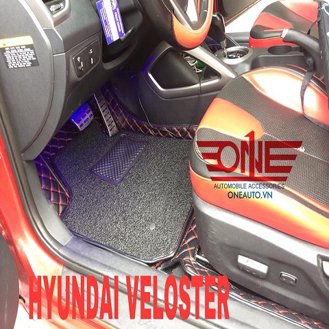 Thảm Lót Sàn 6D cao cấp Hyundai veloster