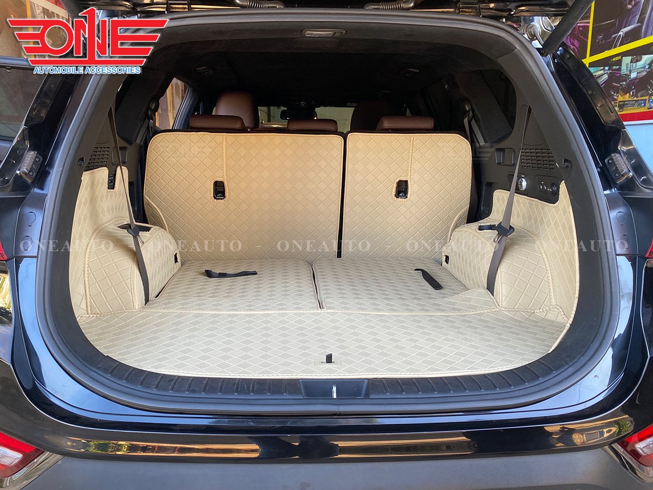 Thảm Lót Cốp Xe Hyundai Santafe 2019 - 2020