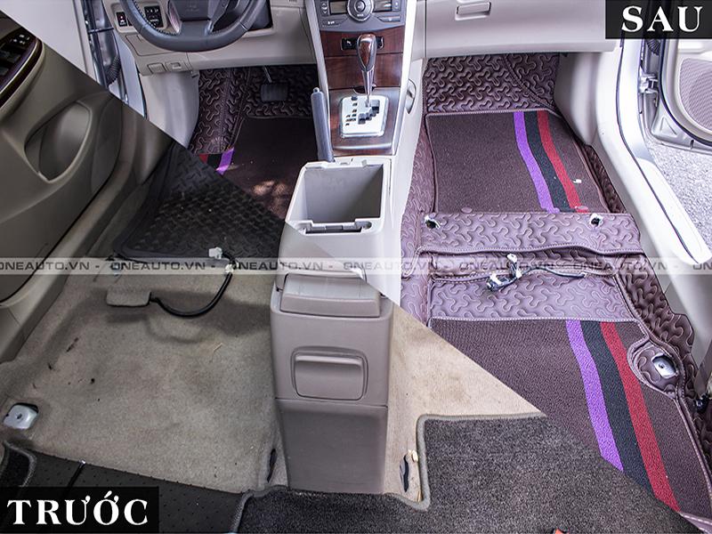 Thảm Lót Sàn 360 Độ Xe Toyota Corolla Altis 2008