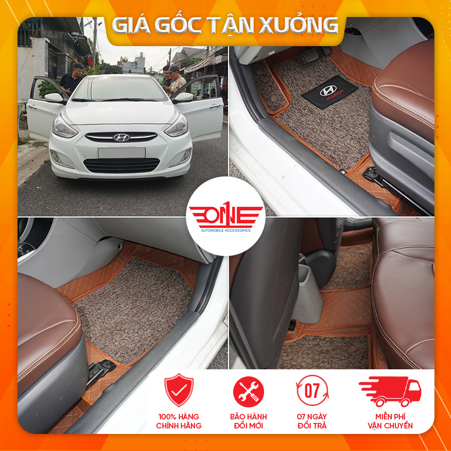 Thảm lót sàn ô tô 360 xe Hyundai ACCENT 2012 -2015
